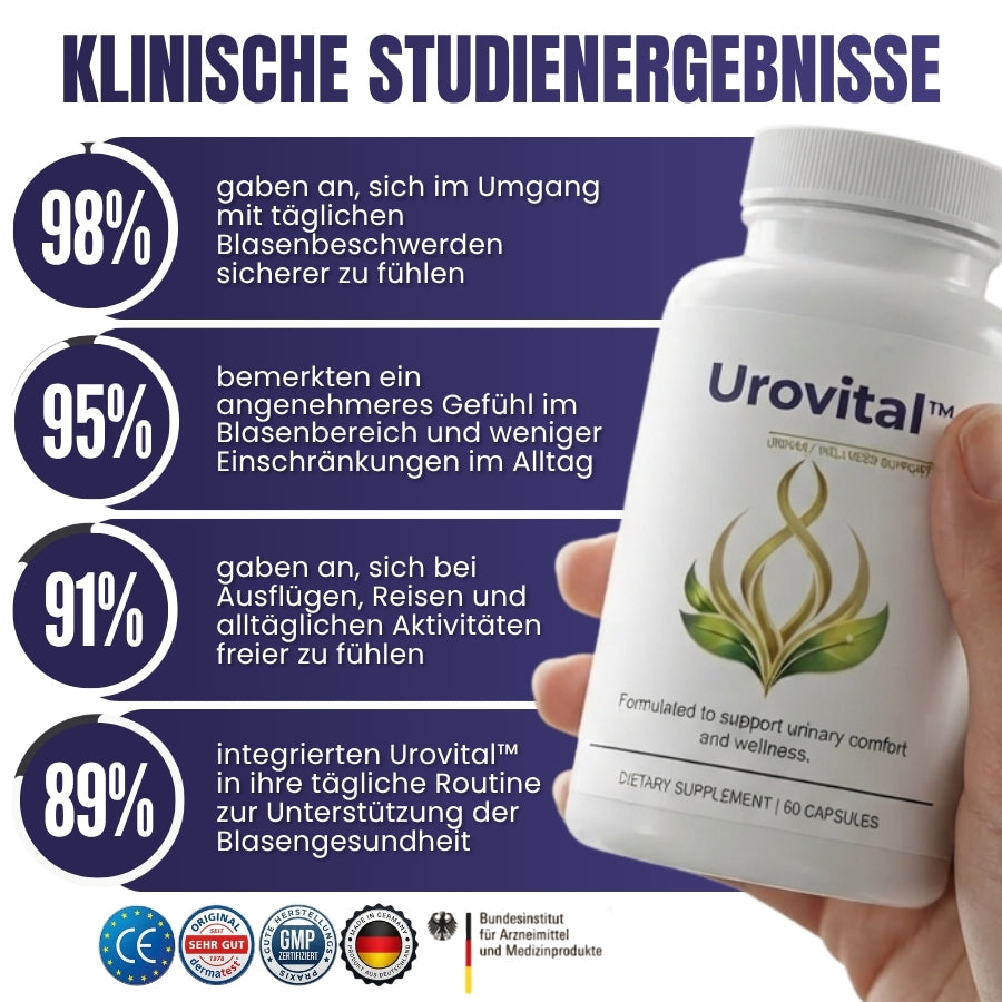 Urovital™ |  Unterstützung für die Gesundheit der Harnwege