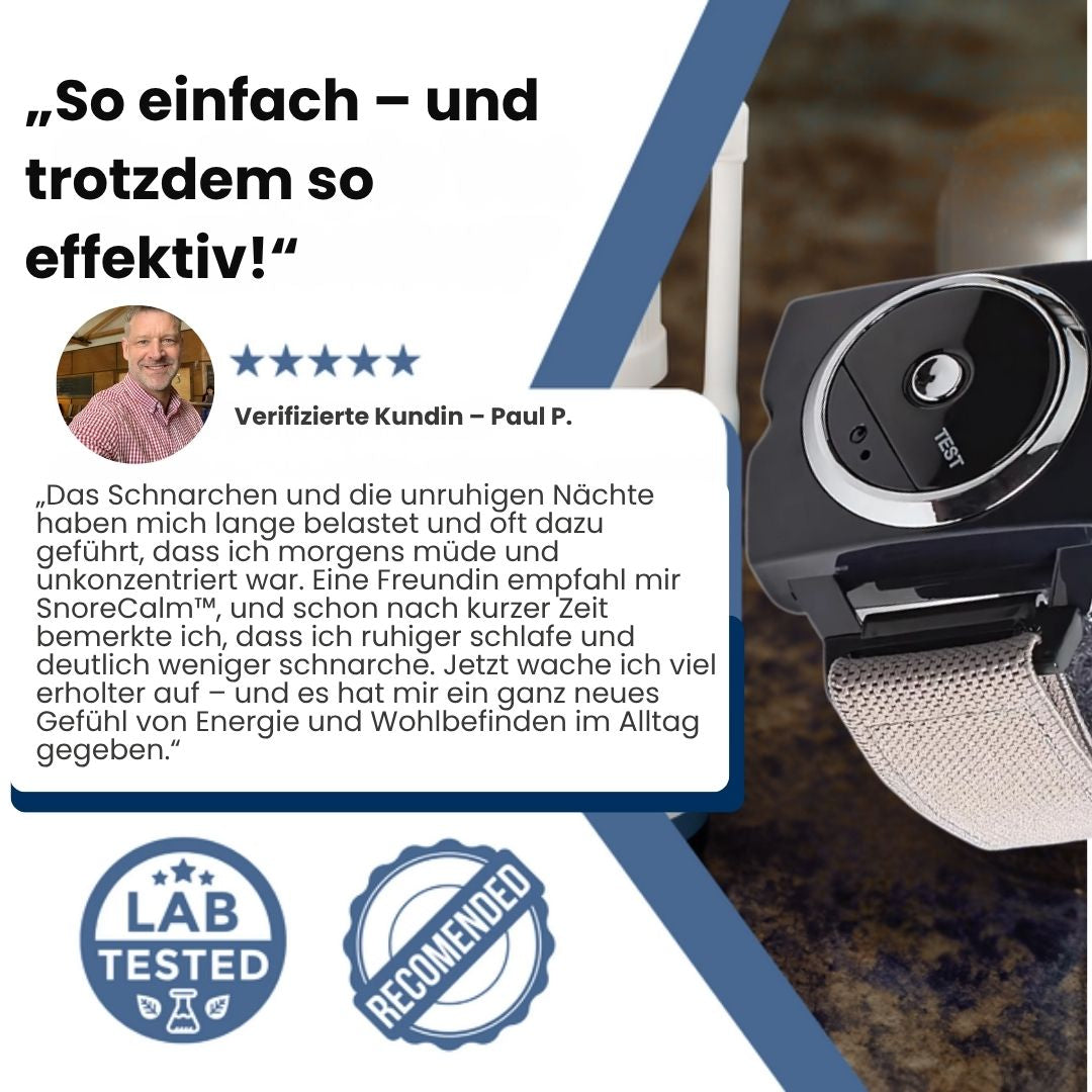 SnoreCalm™ | Anti-Schnarch-Gerät