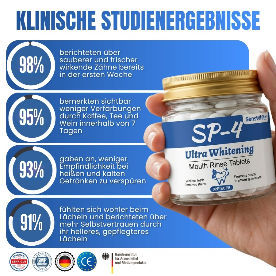 SensWhite™ | Ultra Whitening Mundspül-Tablette