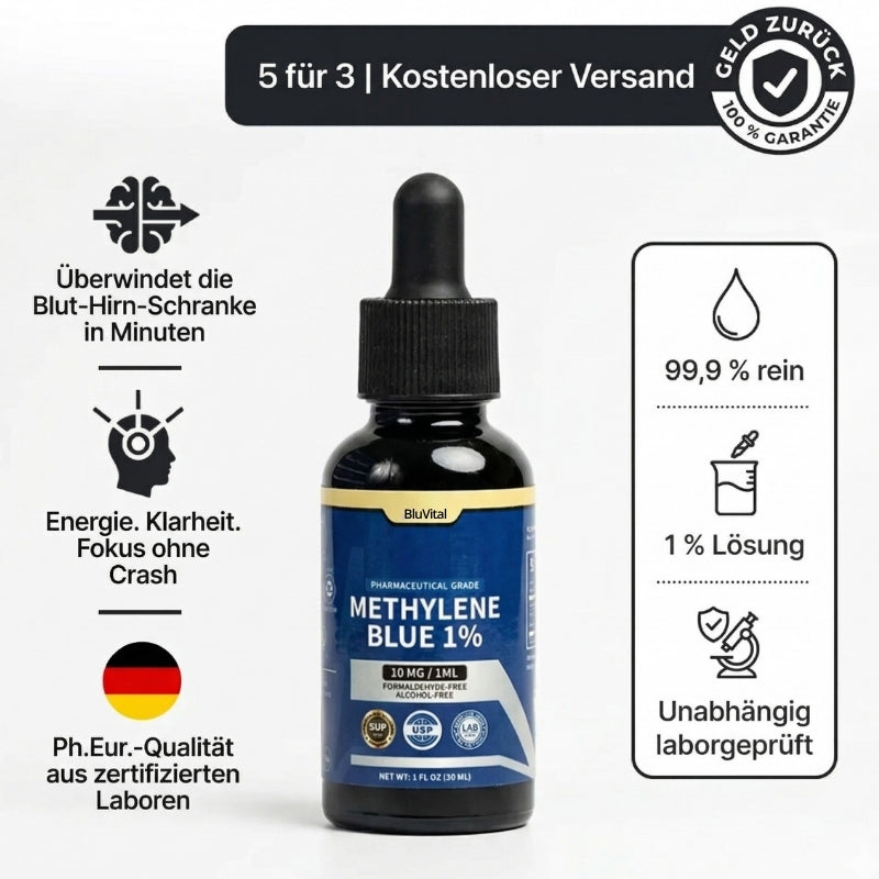 BluVital™ | Methylenblau 1 % in Ph.Eur.-Qualität