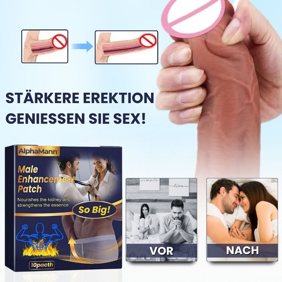AlphaMann™ | Pflaster gegen Erektionsstörungen