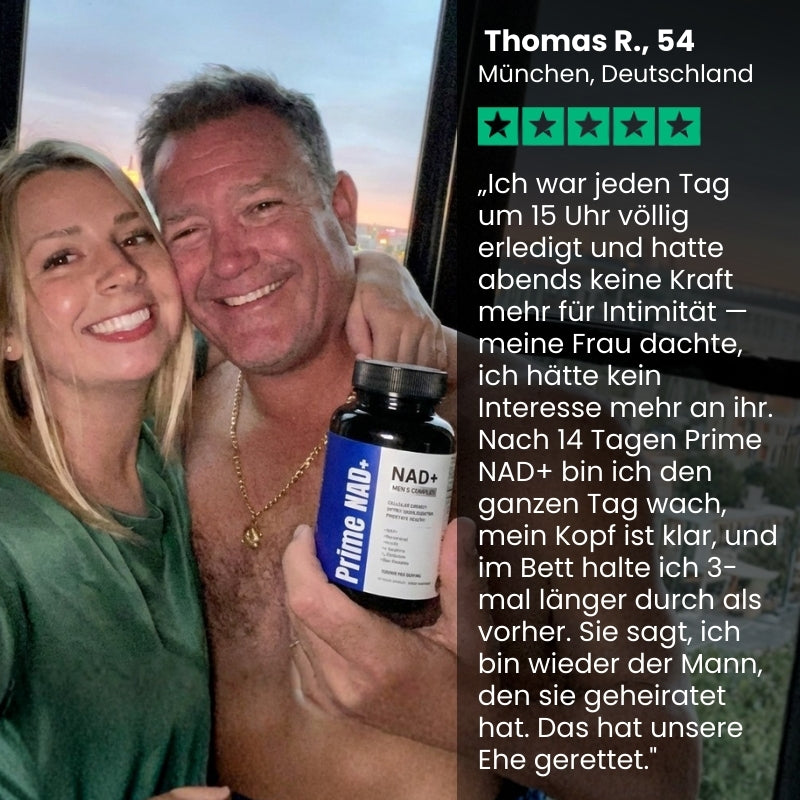Prime NAD+™ | 13-in-1 Liposomales NAD+ gegen Erektionsstörungen