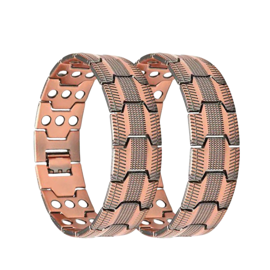 MagnoElite™ | Elegantes magnetisches Kupferarmband für Männer