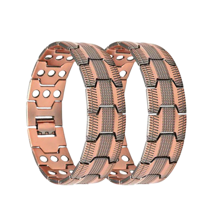 MagnoElite™ | Elegantes magnetisches Kupferarmband für Männer