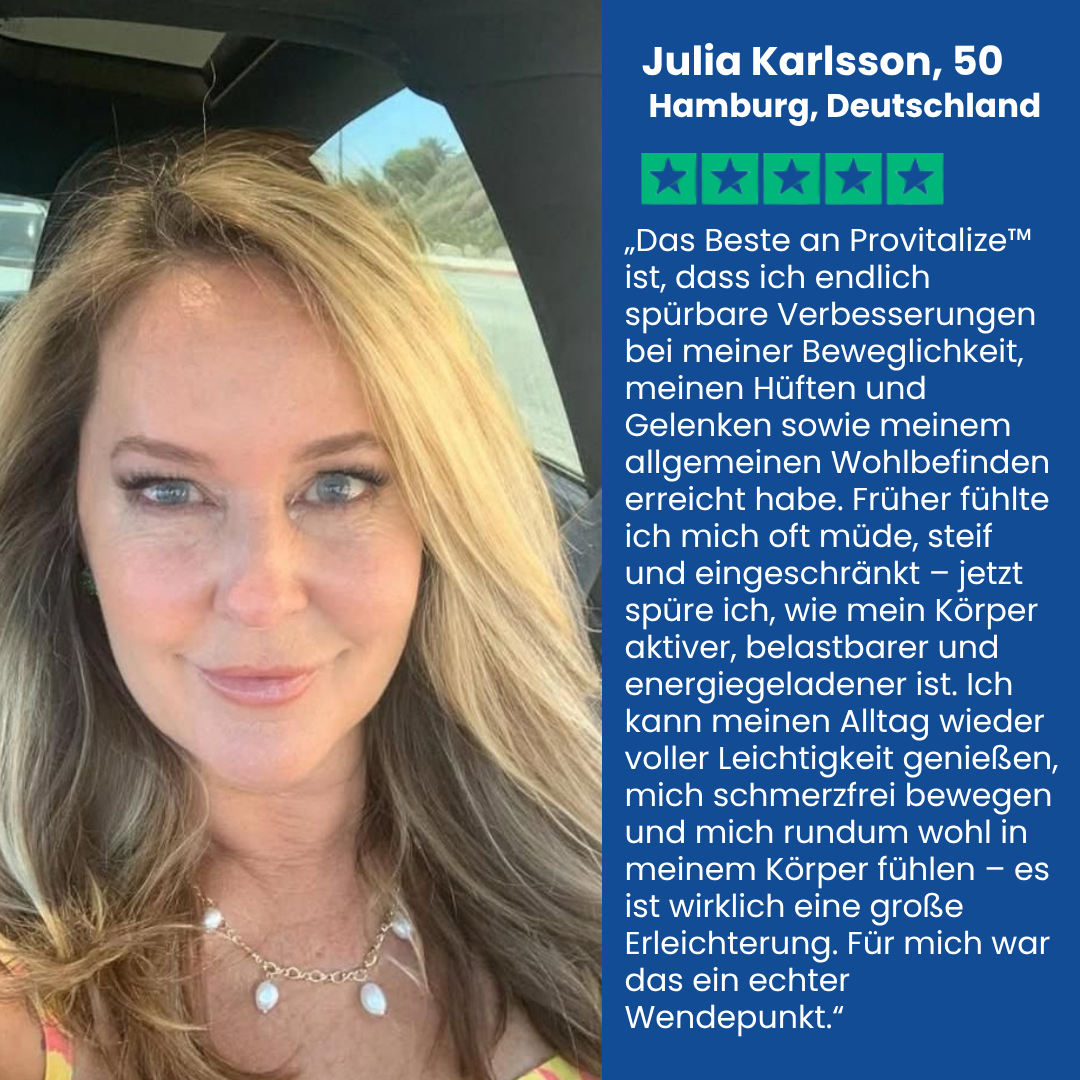 Provitalize™ | Kapsel gegen Gelenkschmerzen