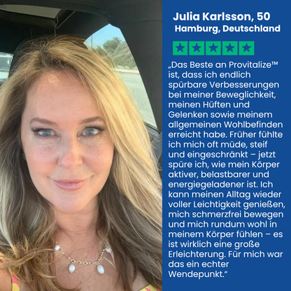 Provitalize™ | Kapsel gegen Gelenkschmerzen
