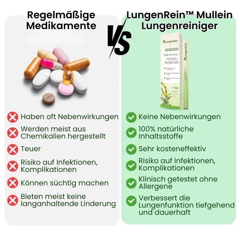 LungenRein™ Mullein Inhalator Pen | Atme tiefer und befreie deine Lungen in nur 7 Tagen