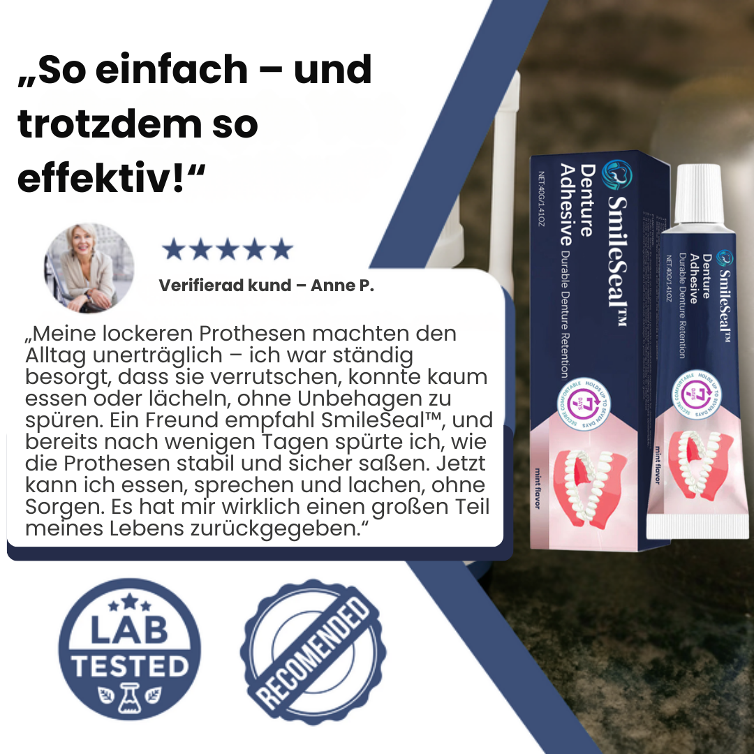 SmileSeal™ | Prothesenhaftcreme