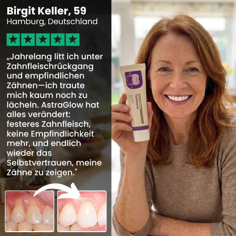 AstraGlow™ | 8% nHAP, hochwirksame Zahnpasta für die Mundpflege
