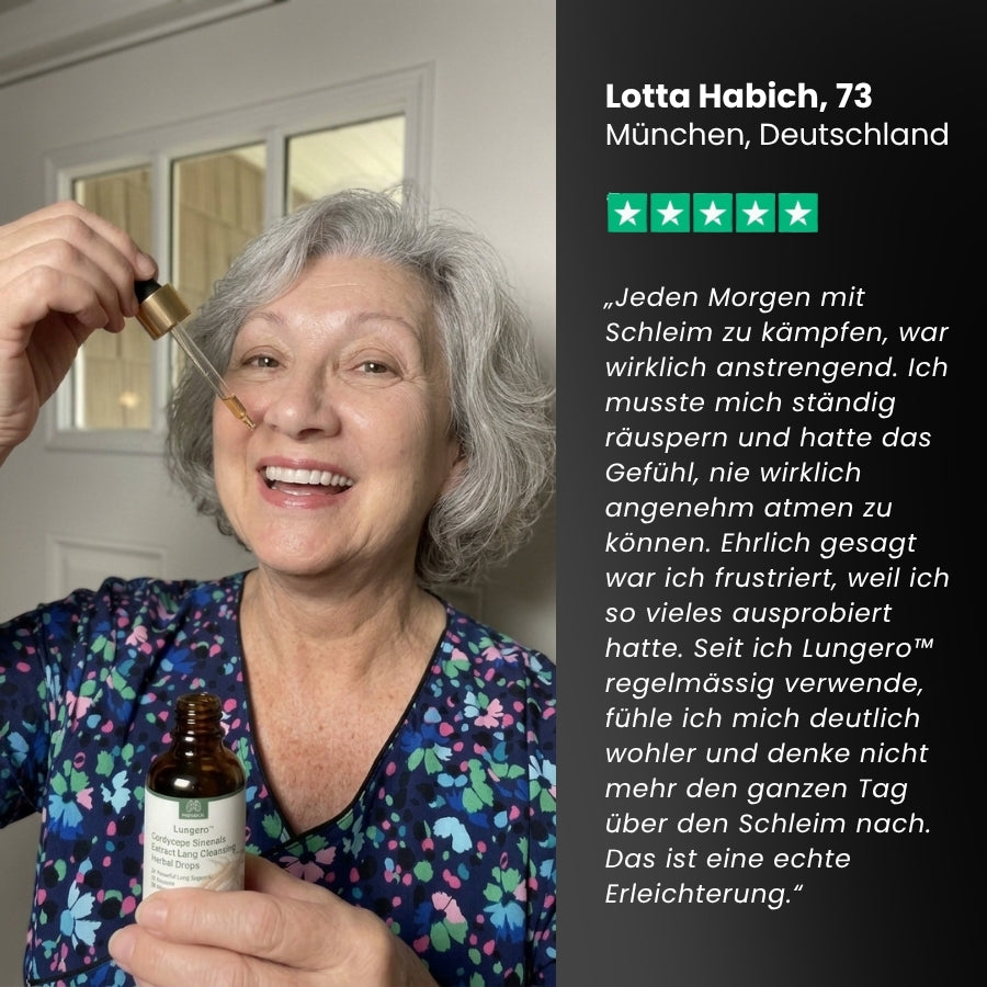 Lungero™ | Pflanzliche Lungentropfen zur Lungenreinigung