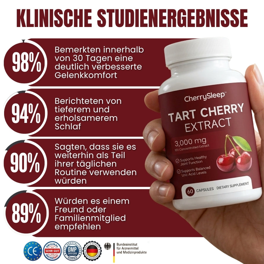 CherrySleep™ | Sauerkirschen-Schlafkapseln