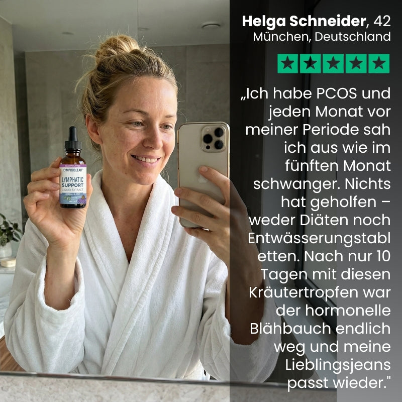 LymphoClear™ | Kräutertropfen gegen Blähungen und Schwellungen