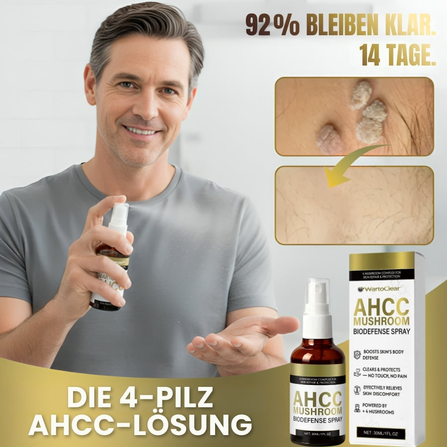 WartoClear™ | AHCC Pilz-Biodefense-Spray