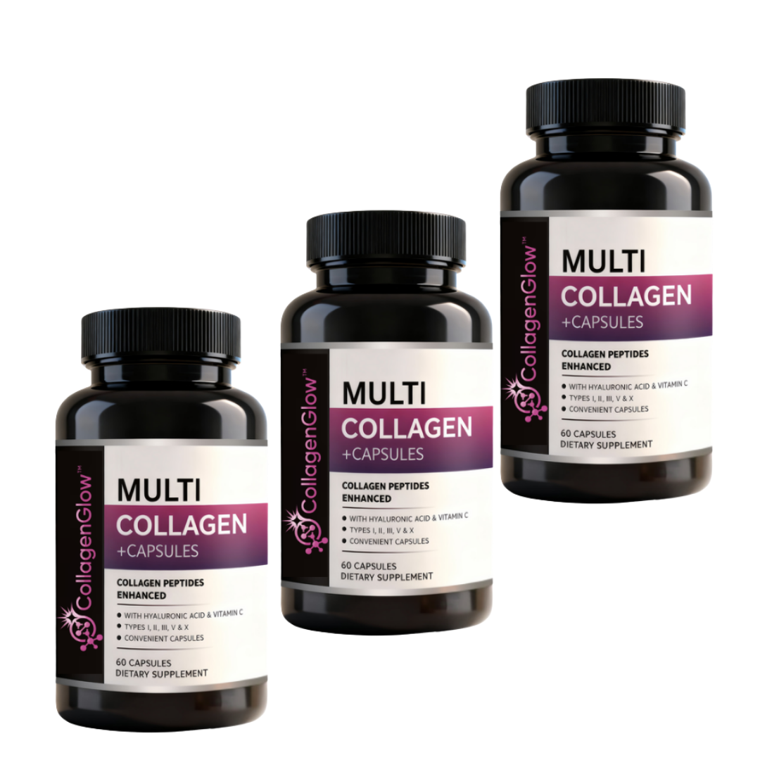 CollagenGlow™ | Kollagen- & Multivitamin-Kapseln