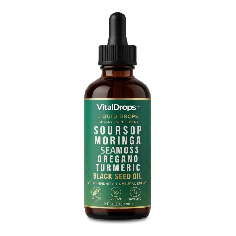 VitalDrops™ | 10-in-1 Bio-Soursop-Tropfenextrakt
