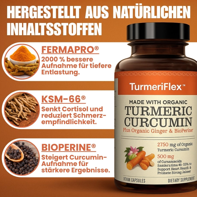 TurmeriFlex™ | Bio-Kurkuma-Curcumin für starke Gelenke