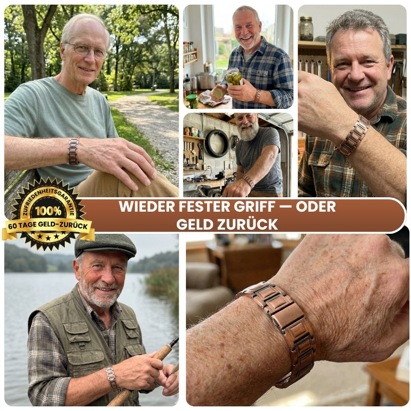 CopperGrip™ | Kupfer + Magnettherapie bei Arthrose