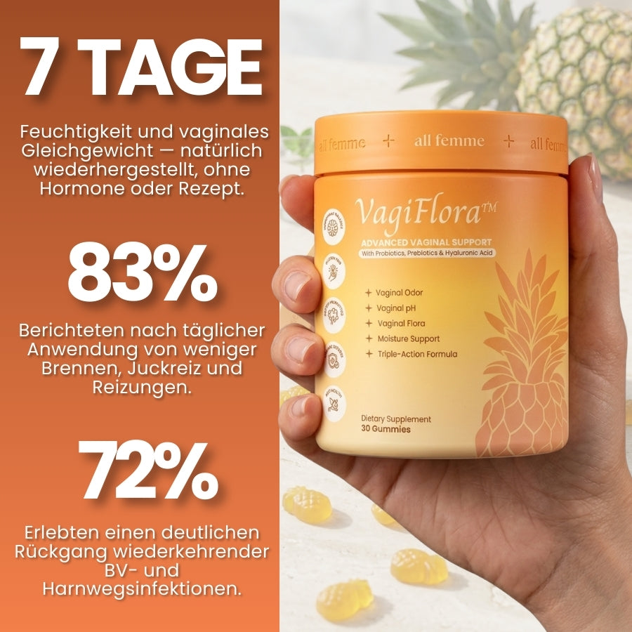 VagiFlora™ | Fortschrittliche Vaginale Unterstützungs-Gummies