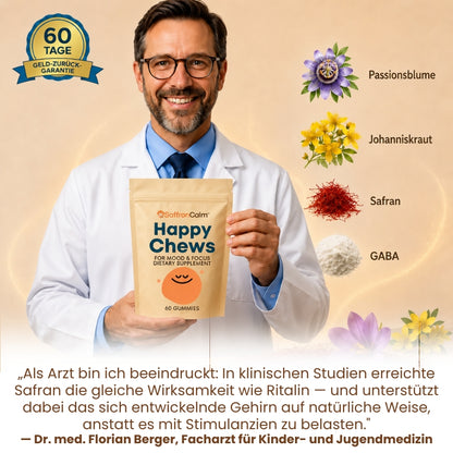 SaffronCalm™ | Safran-Gummis für Stimmung & Konzentration