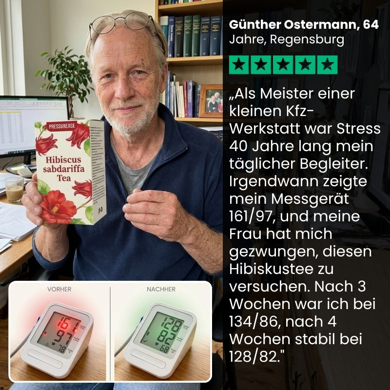 PressurEase™ | 100 % reiner Hibiskus – keine Füllstoffe