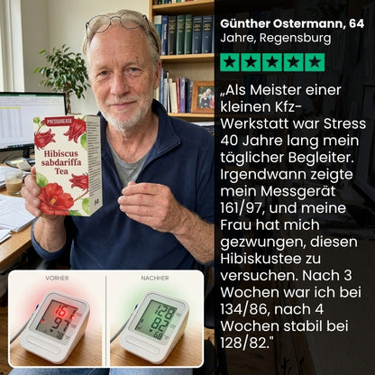 PressurEase™ | 100 % reiner Hibiskus – keine Füllstoffe