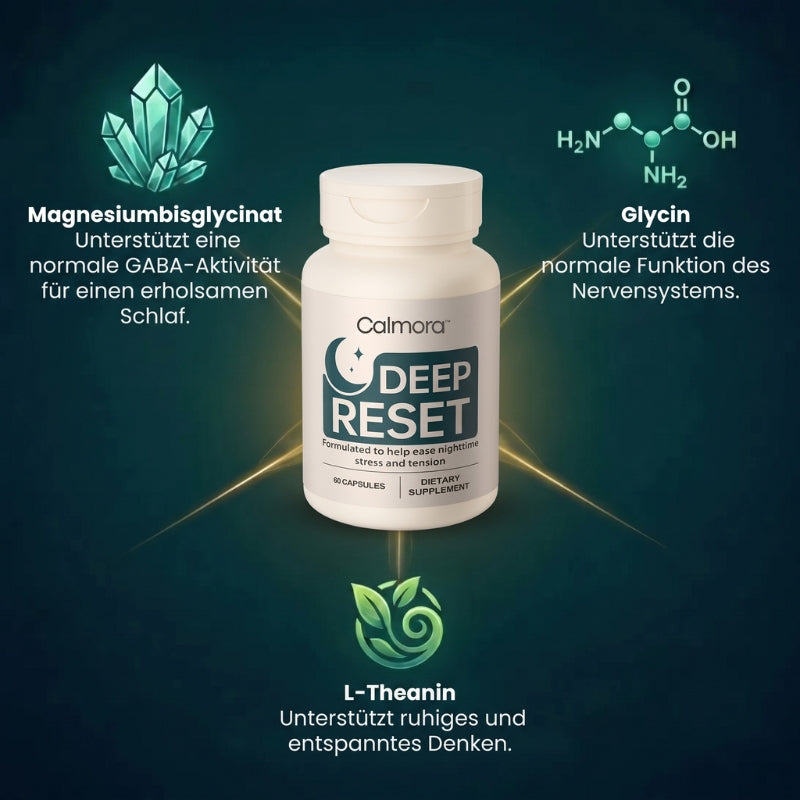 Calmora™ | Magnesium-Komplex mit L-Theanin für Ruhe & Entspannung