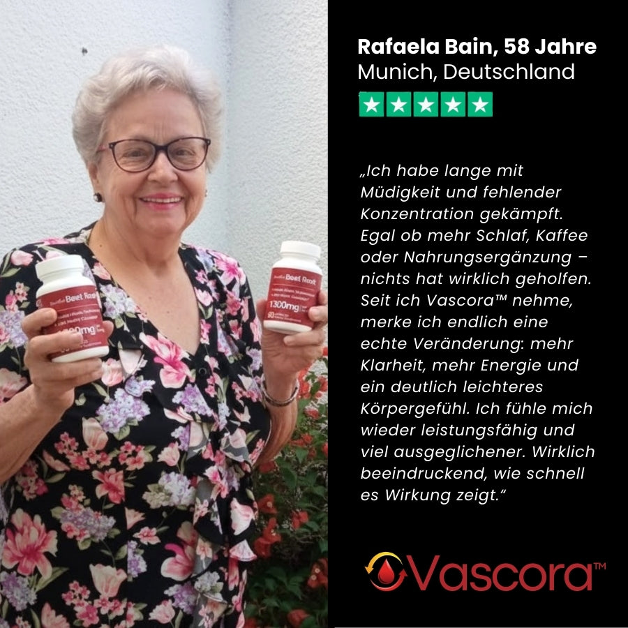 Vascora™ | Nahrungsergänzung zur Unterstützung der Gefäßgesundheit