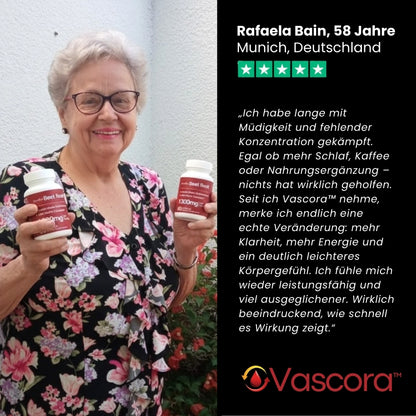 Vascora™ | Nahrungsergänzung zur Unterstützung der Gefäßgesundheit