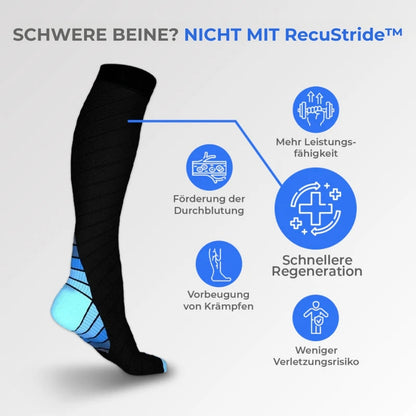RecuStride™ | Recovery-Kompressionsstrümpfe