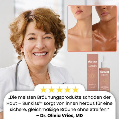 SunKiss™ | Trinkbare Sonnenbräunungstropfen