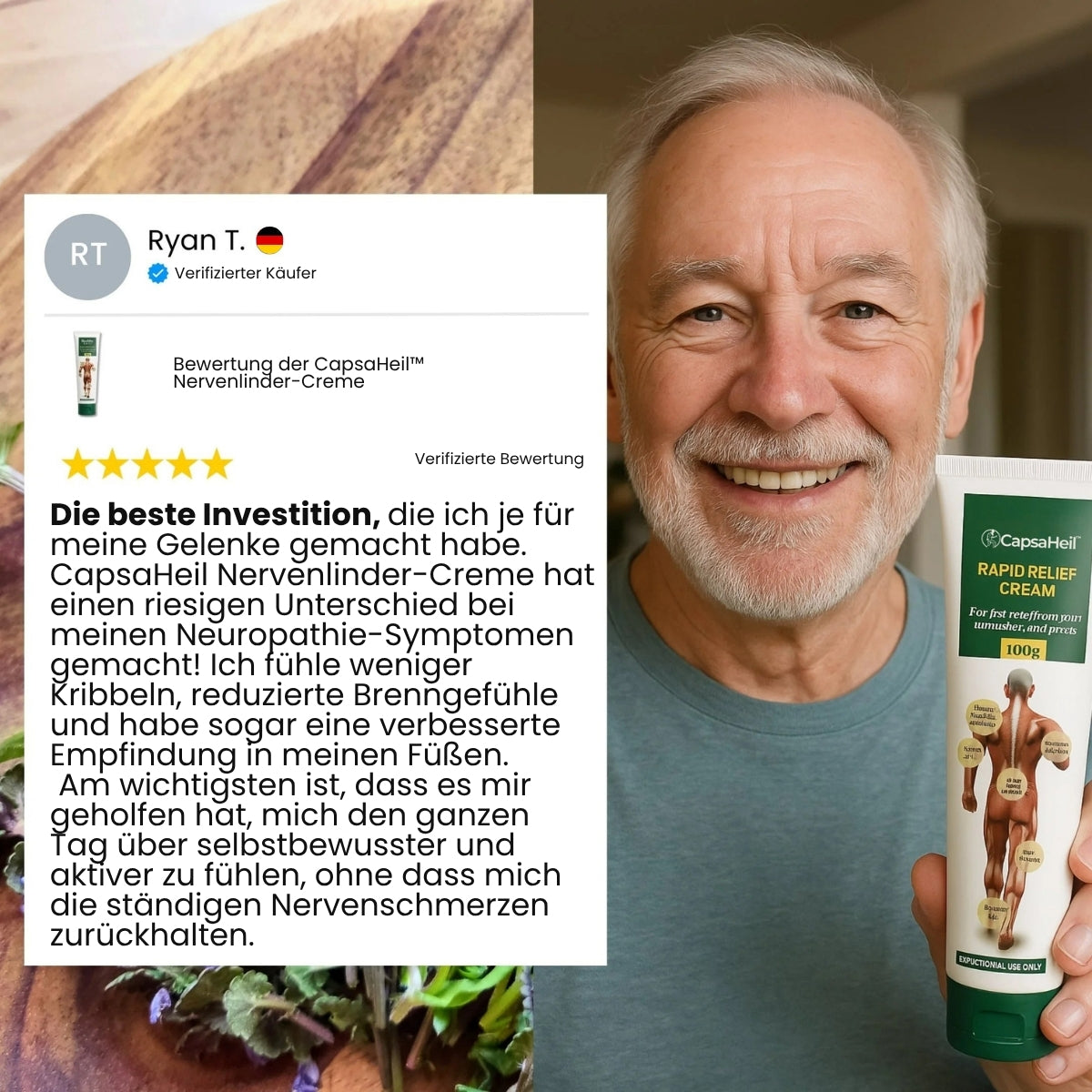 CapsaHeil™ | Neuropathie Linderungscreme