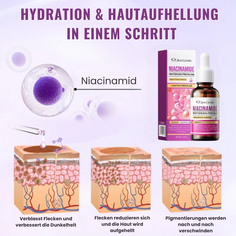 GlowGenix™ | Niacinamid Aufhellendes Sommersprossen Serum