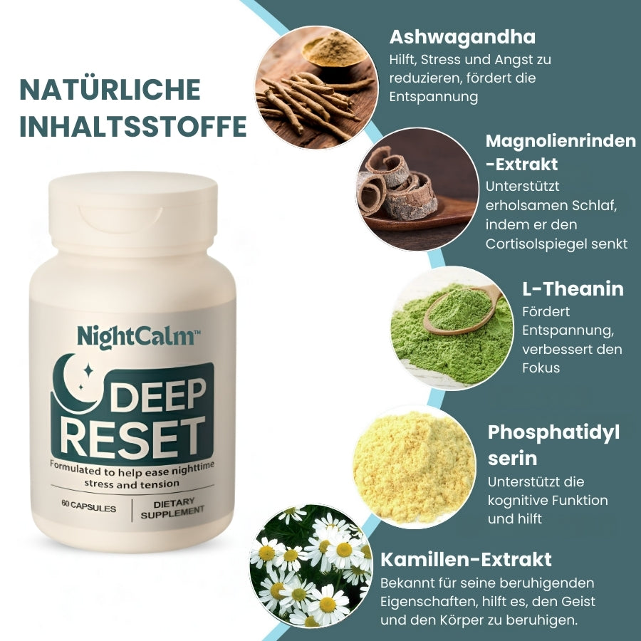 NightCalm™ | Deep Sleep Reset Nahrungsergänzung