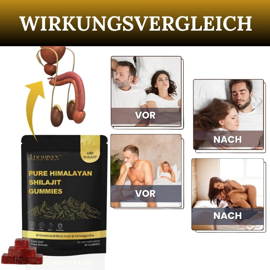 DOMINEX™ | Reine Himalaya-Shilajit™ Gummies für Männer
