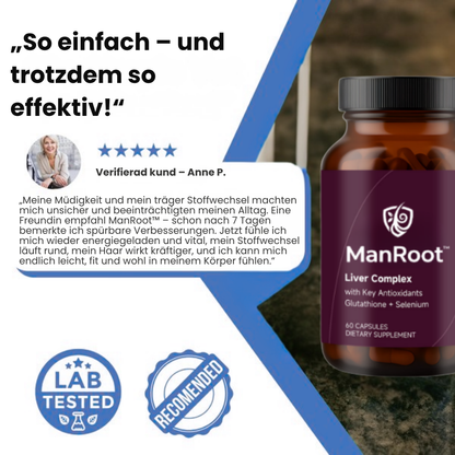 ManRoot™ | Nahrungsergänzung für Schilddrüse & Leber-Komplex