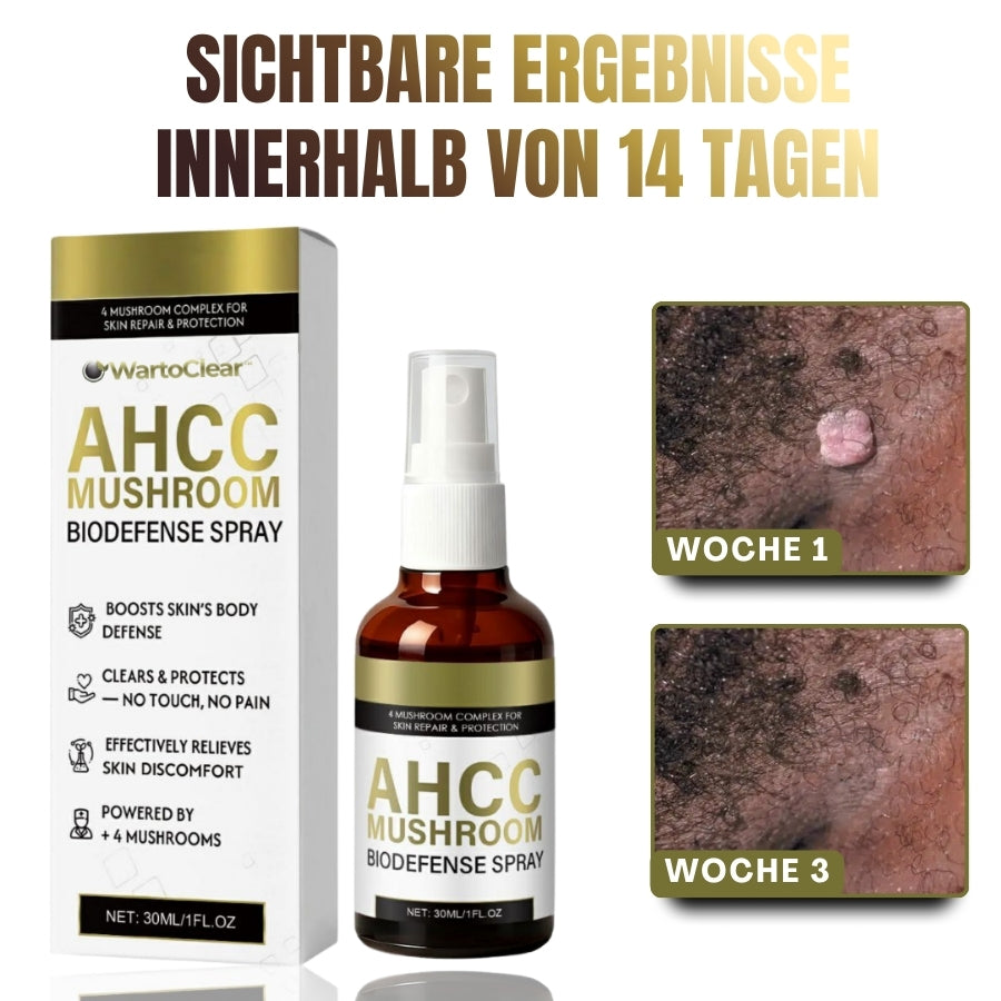 WartoClear™ | AHCC Pilz-Biodefense-Spray