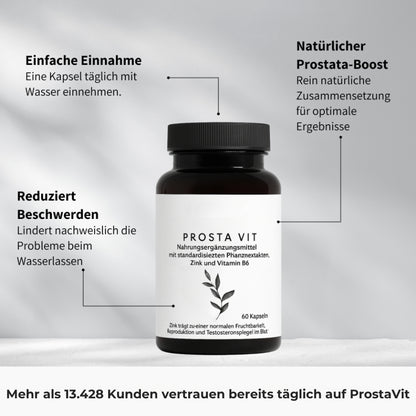 ProstaVit™ | 5 natürliche Wirkstoffe gegen Prostatabeschwerden