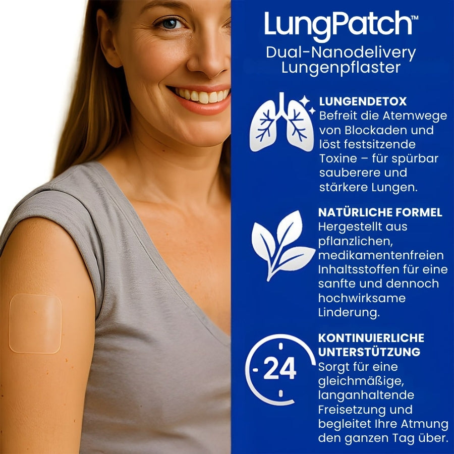 LungPatch™ | Lungen-Detox-Pflaster