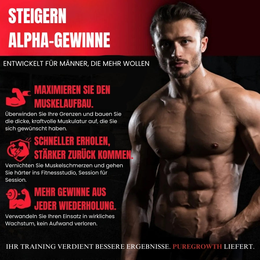 PureGrowth™ | Natürliche Muskelwachstums-Nahrungsergänzung