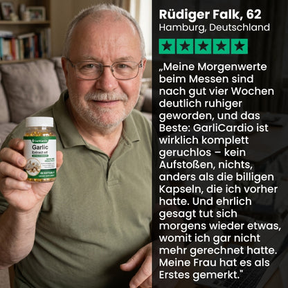 GarliCardio™ | Premium gereifter Knoblauch für eine bessere Durchblutung