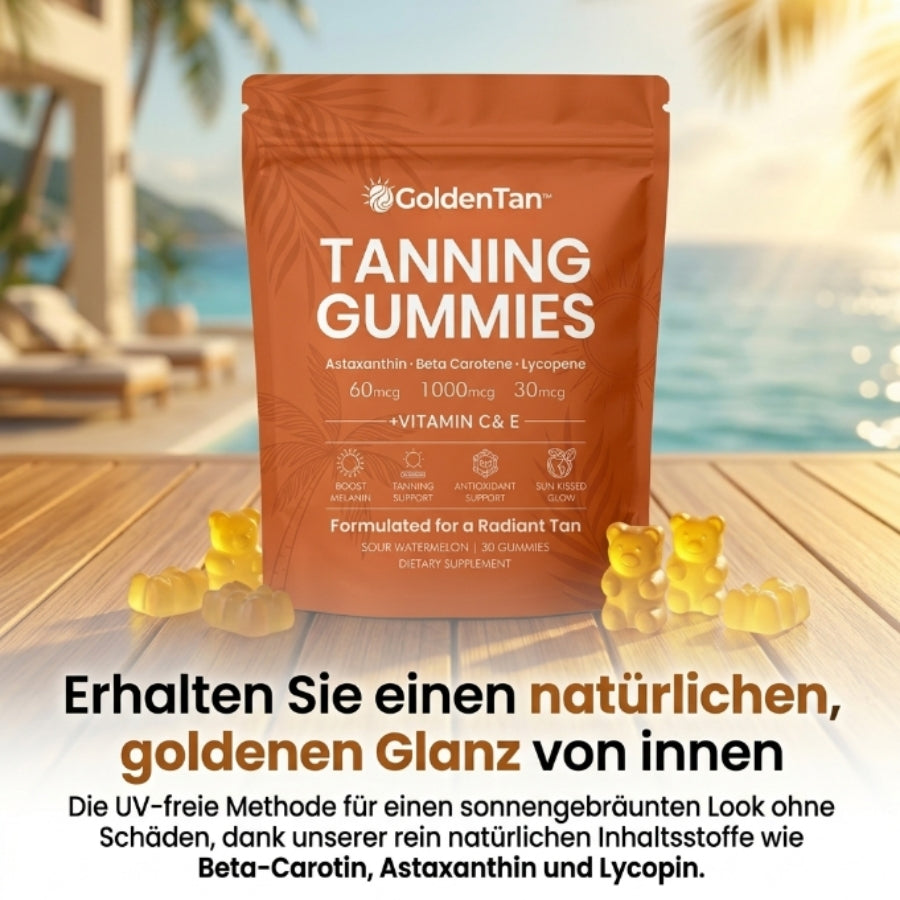 GoldenTan™ | Selbstbräunungs-Gummies