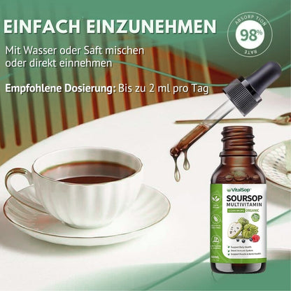 VitalSop™ | Flüssige Soursop-Tropfen für Herz & Kreislauf