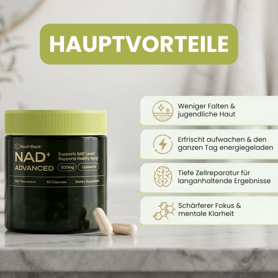 YouthBack™ | Premium NAD+ Fortgeschrittene Formel