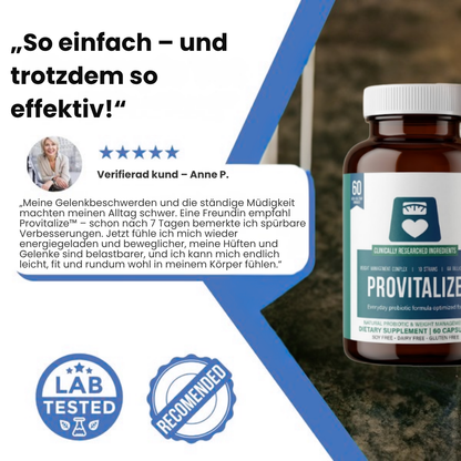 Provitalize™ | Kapsel gegen Gelenkschmerzen