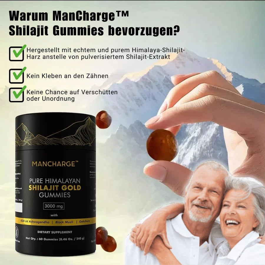 ManCharge™ |  Reines Himalaya-Shilajit Gold Gummies