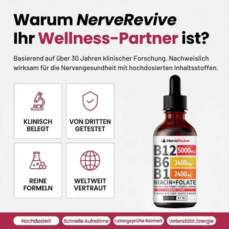NerveRevive™ | B-Vitamin-Komplex gegen Neuropathie