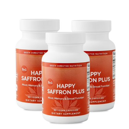 Happy Saffron Plus™ | 3-in-1 Stimmungs-Wiederherstellungs-Komplex