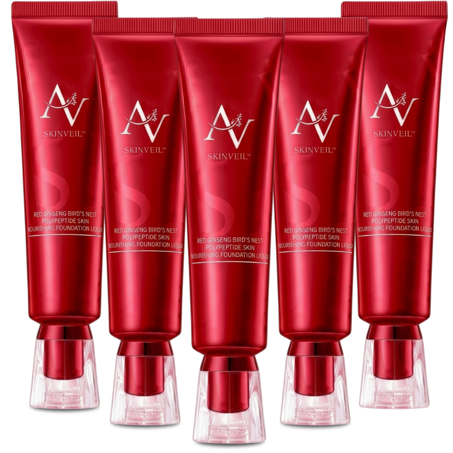 SkinVeil™ | Rote Human Ginseng nährende flüssige Foundation