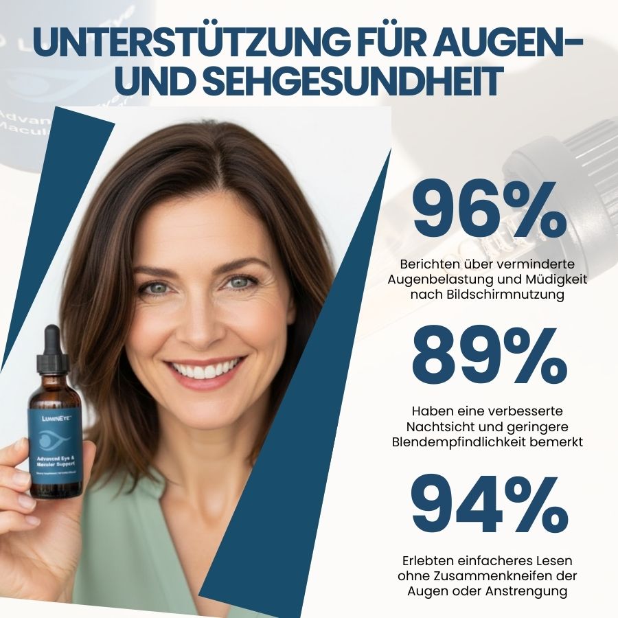 LuminEye™ | Fortschrittliche Unterstützung für Augen und Makula