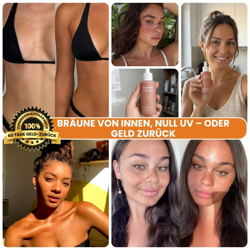 SunGlow™ | Trinkbare Bräunungstropfen